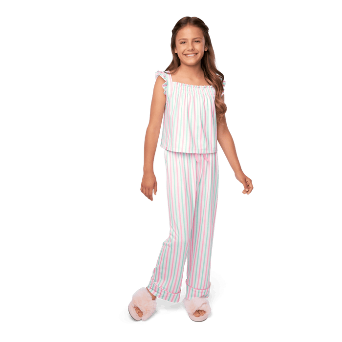 Raquel's™ Coastal Stripes Pajamas for Girls (Girl of the Year™ 2026) K2