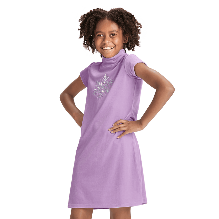 Soft as Snow Dress for Girls U6