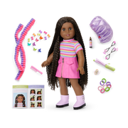 Long Hair Looks™ by Truly Me™ 18-inch Doll #135 & hair accessories O3