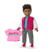 Truly Me™ 18-inch Doll #113 with curly dark-brown hair V9