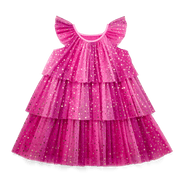 Pink Party-Ready Dress for Girls K5
