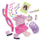 Long Hair Looks™ by Truly Me™ 18-inch Doll #135 & hair accessories X2