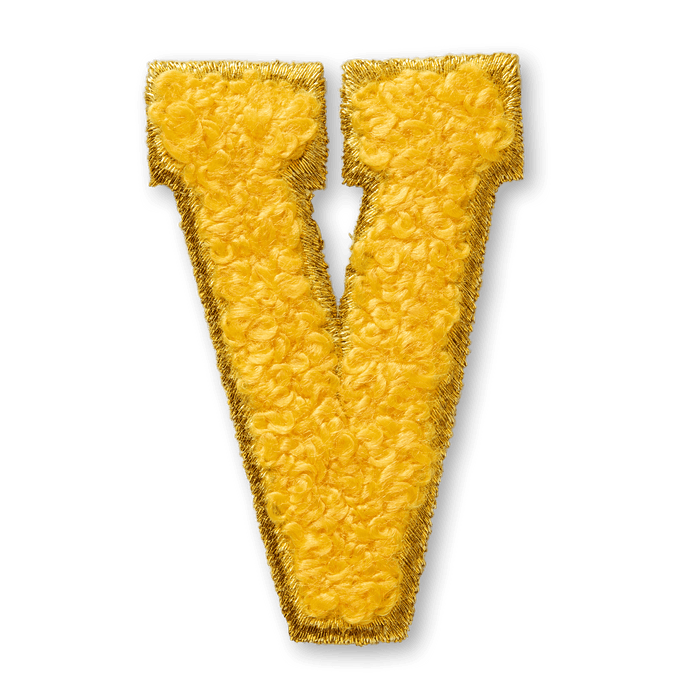 AG™ Letter V Stick-On Patch B1
