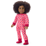 American Girl® x Hanna Andersson Berry Bright Stars Pajamas for 18-inch Dolls R3