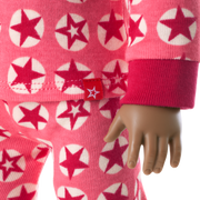 American Girl® x Hanna Andersson Berry Bright Stars Pajamas for 18-inch Dolls R3