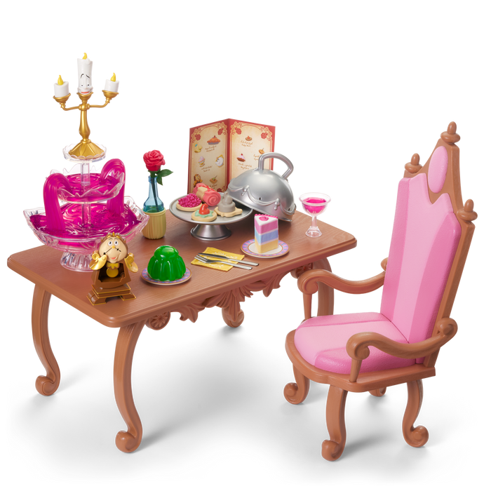 Disney Princess Belle Enchanted Castle Dining Set & Friends for 18-inch Dolls by American Girl® K3