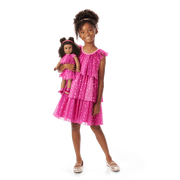 Pink Party-Ready Dress for Girls K5