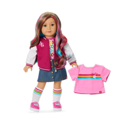 Truly Me™ 18-inch Doll #101 with wavy caramel hair S8
