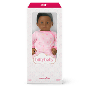 Bitty Baby® Doll #1 with black hair in Pastel Pink J2