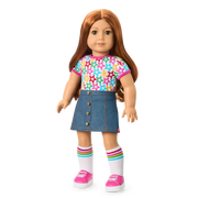 Truly Me™ 18-inch Doll #103 with wavy red hair O3