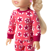 American Girl® x Hanna Andersson Berry Bright Stars Pajamas for 14.5-inch Dolls O0