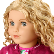 Truly Me™ 18-inch Doll #115 with curly blonde hair W8