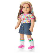 Truly Me™ 18-inch Doll #110 with wavy blonde hair V3
