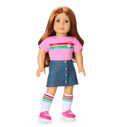Truly Me™ 18-inch Doll #103 with wavy red hair O3