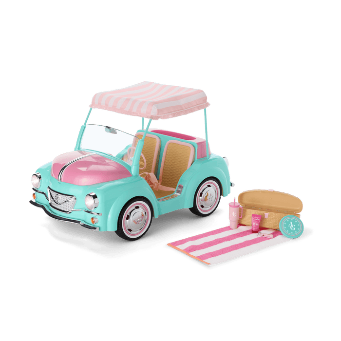 Raquel's™ Seaside Car for 18-inch Dolls (Girl of the Year™ 2026) Z6