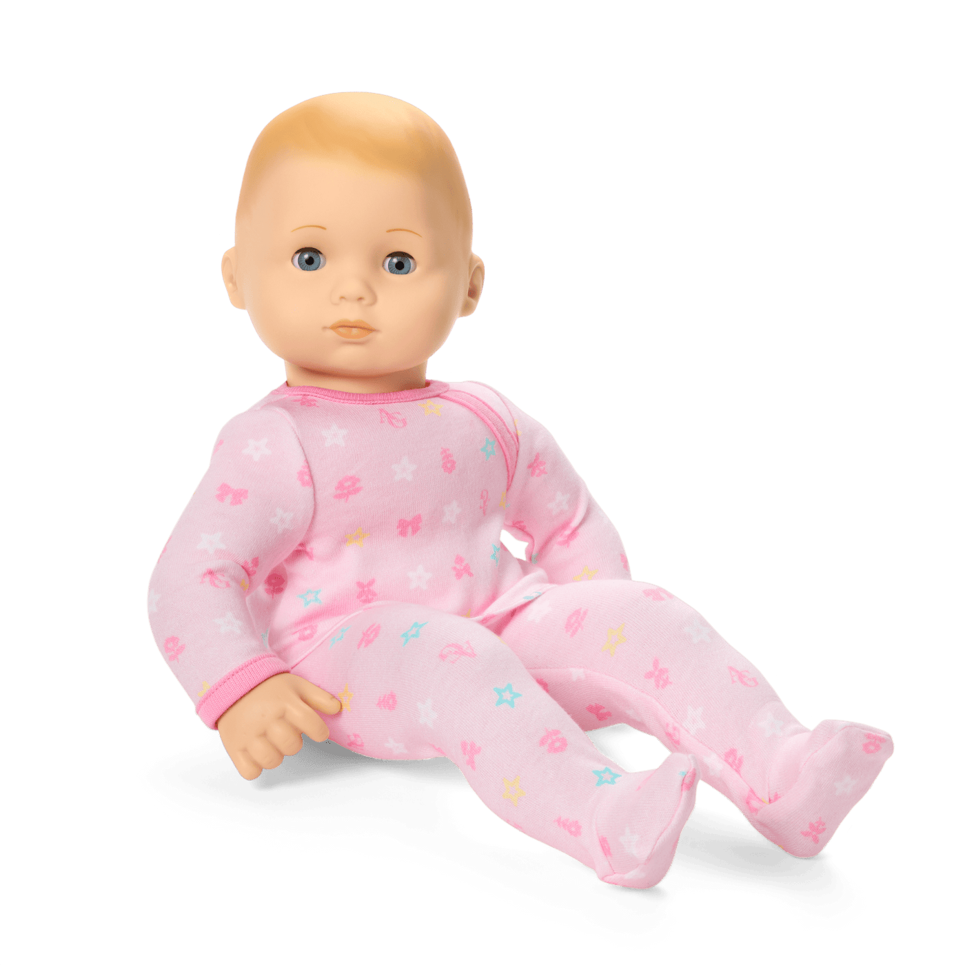 Bitty Baby® Doll #3 with blonde hair in Pastel Pink F6