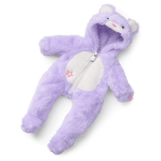 Lovable Lavender Bear One-Piece Outfit for Bitty Baby® Dolls I8