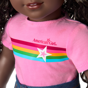 Truly Me™ 18-inch Doll #127 with curly dark-brown hair P5