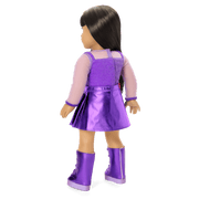 February Amethyst Bliss Outfit for 18-inch Dolls Q6
