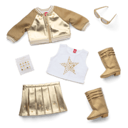 November Topaz Pizzazz Outfit for 18-inch Dolls F1
