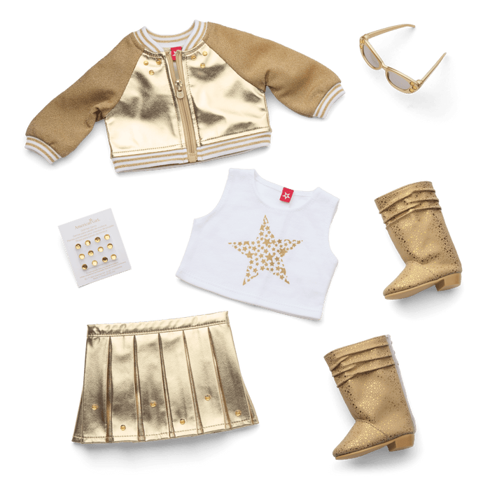 November Topaz Pizzazz Outfit for 18-inch Dolls F1