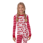 American Girl® x Hanna Andersson Holiday Treetops Pajamas for Little Girls & Girls A3