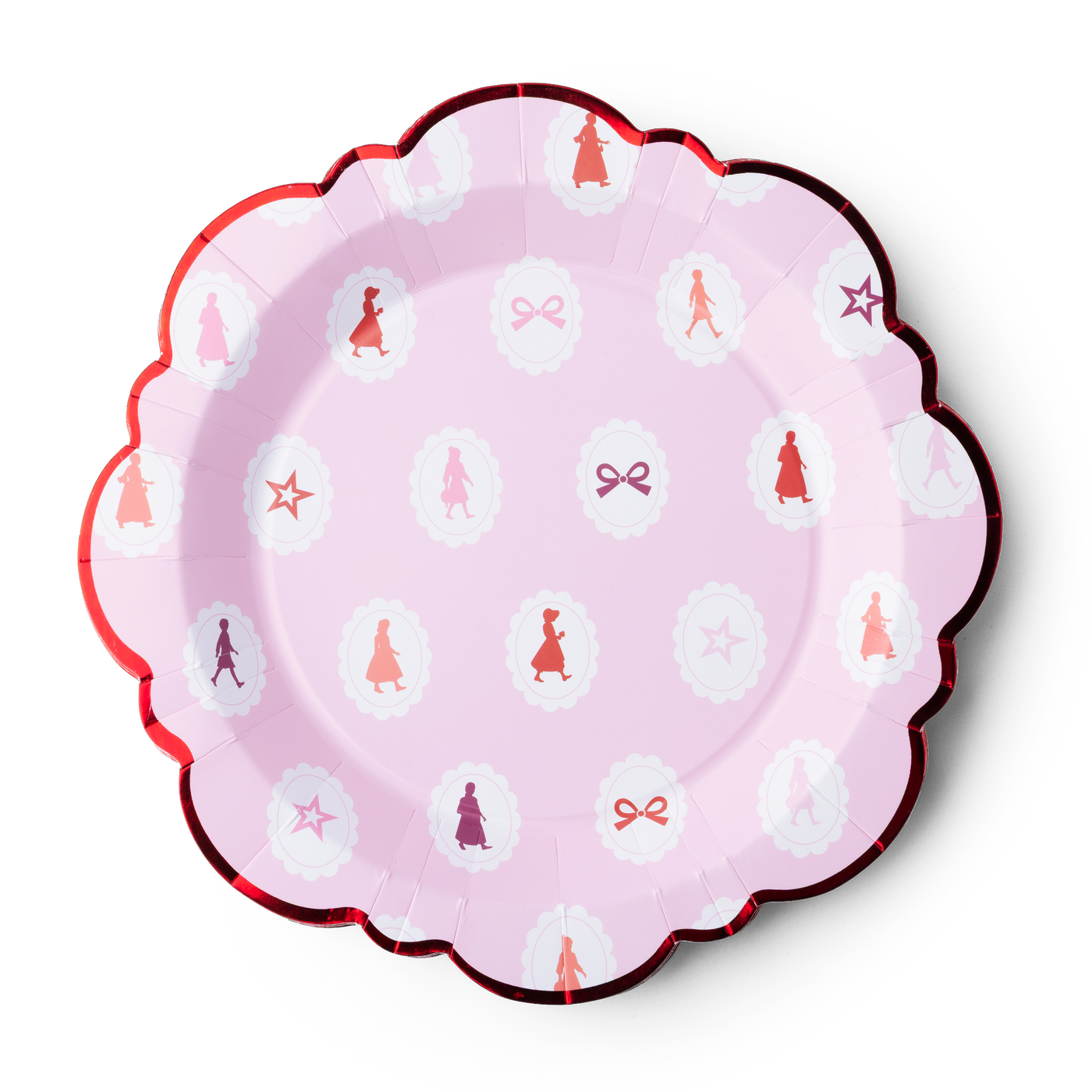 American Girl™ x Bonjour Fête Classic Characters Large Plates (Set of 8) M0