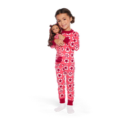 American Girl® x Hanna Andersson Berry Bright Stars Pajamas for Little Girls & Girls H4