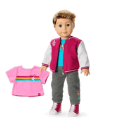 Truly Me™ 18-inch Doll #104 with straight caramel hair U3