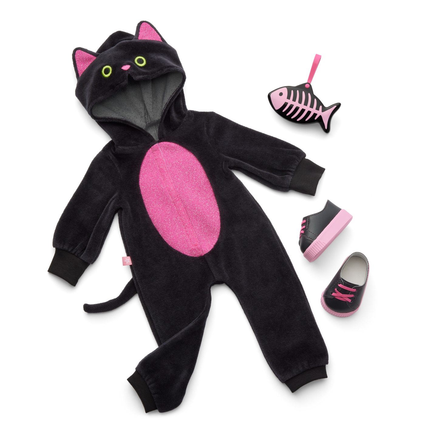 Claws & Cuddles Cat Costume for 18-inch Dolls Z6