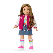 Truly Me™ 18-inch Doll #118 with curly caramel hair Z8