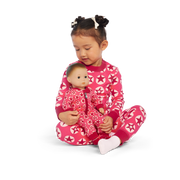 American Girl® x Hanna Andersson Berry Bright Stars Pajamas for Bitty Baby® Dolls C4