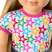 Truly Me™ 18-inch Doll #131 with straight blonde hair K5