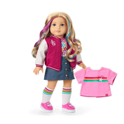 Truly Me™ 18-inch Doll #110 with wavy blonde hair V3