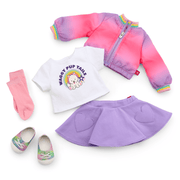 Summer’s™ Waggy Pup Tails™ Outfit for 18-inch Dolls (Girl of the Year™ 2025) Y7