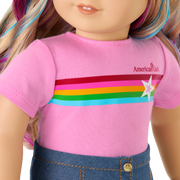 Truly Me™ 18-inch Doll #110 with wavy blonde hair V3