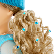 December Blue Brilliance Topaz Outfit for 18-inch Dolls N8