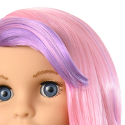 Truly Me™ 18-inch Doll #116 with wavy purple-and-pink hair G5