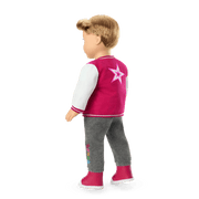 Truly Me™ 18-inch Doll #104 with straight caramel hair U3