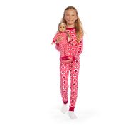 American Girl® x Hanna Andersson Berry Bright Stars Pajamas for Little Girls & Girls H4