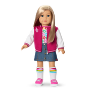 Truly Me™ 18-inch Doll #100 with straight layered blonde hair F4