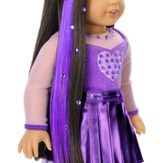 February Amethyst Bliss Outfit for 18-inch Dolls Q6