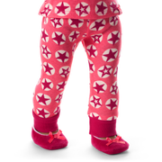 American Girl® x Hanna Andersson Berry Bright Stars Pajamas for 18-inch Dolls R3