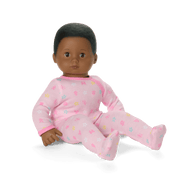 Bitty Baby® Doll #1 with black hair in Pastel Pink J2