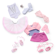 My First Ballet Recital Costume for 18-inch Dolls Y8