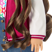 Truly Me™ 18-inch Doll #126 with wavy brown hair X7