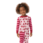 American Girl® x Hanna Andersson Holiday Treetops Pajamas for Little Girls & Girls A3