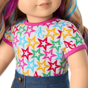 Truly Me™ 18-inch Doll #110 with wavy blonde hair V3