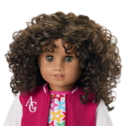 Truly Me™ 18-inch Doll #132 with curly dark-brown hair S5