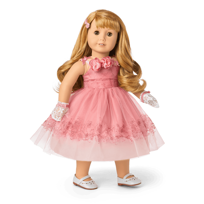 Maryellen’s™ Pretty Pink Dress for 18-inch Dolls (Historical Characters) T8
